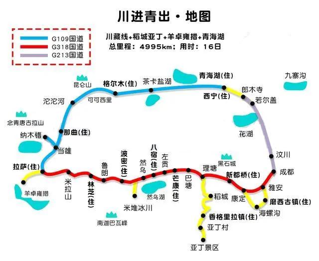 从北京自驾到西藏路线及攻略