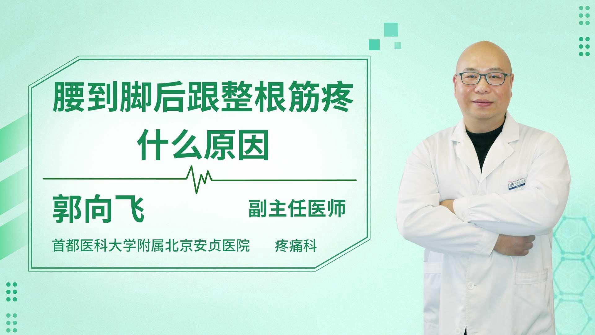 腰到脚后跟整根筋疼什么原因