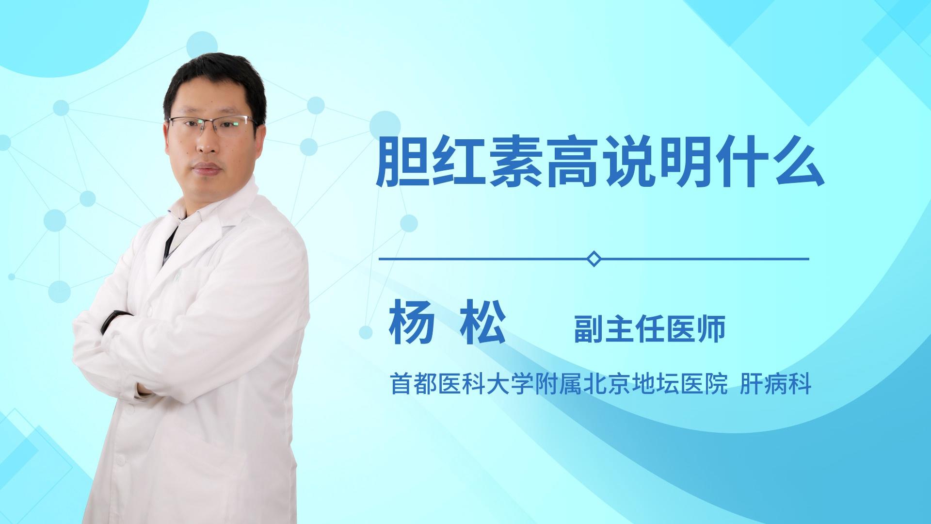 胆红素高说明什么