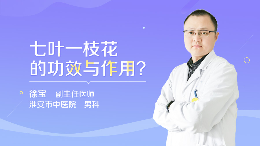 七叶一枝花的功效与作用