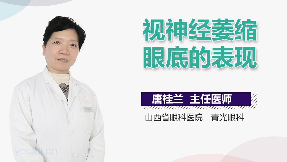 视神经萎缩眼底的表现