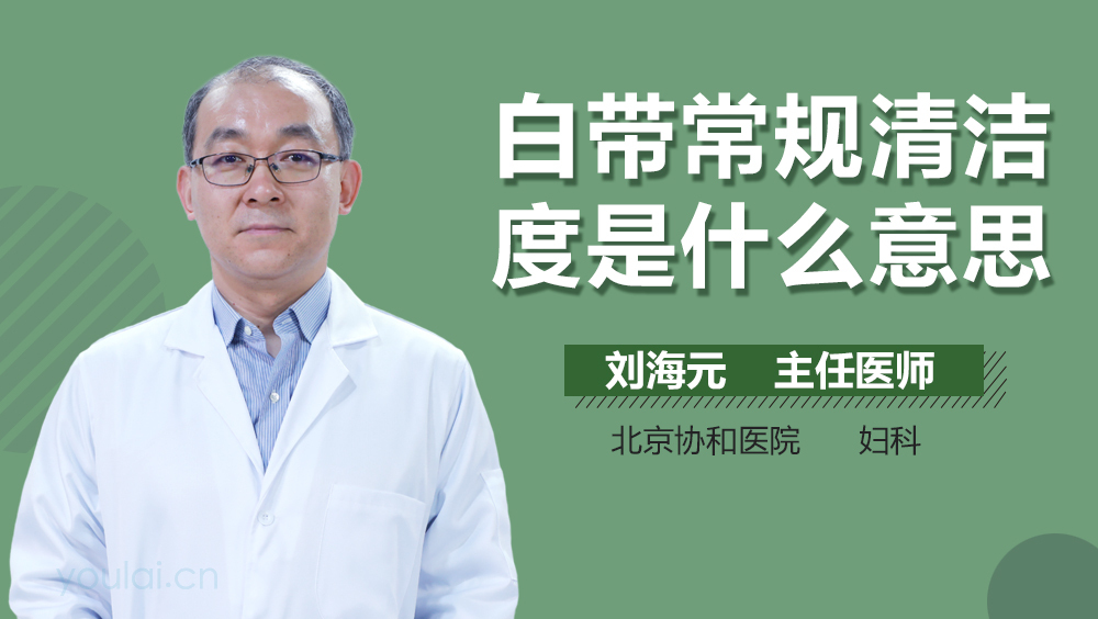 白带常规清洁度是什么意思