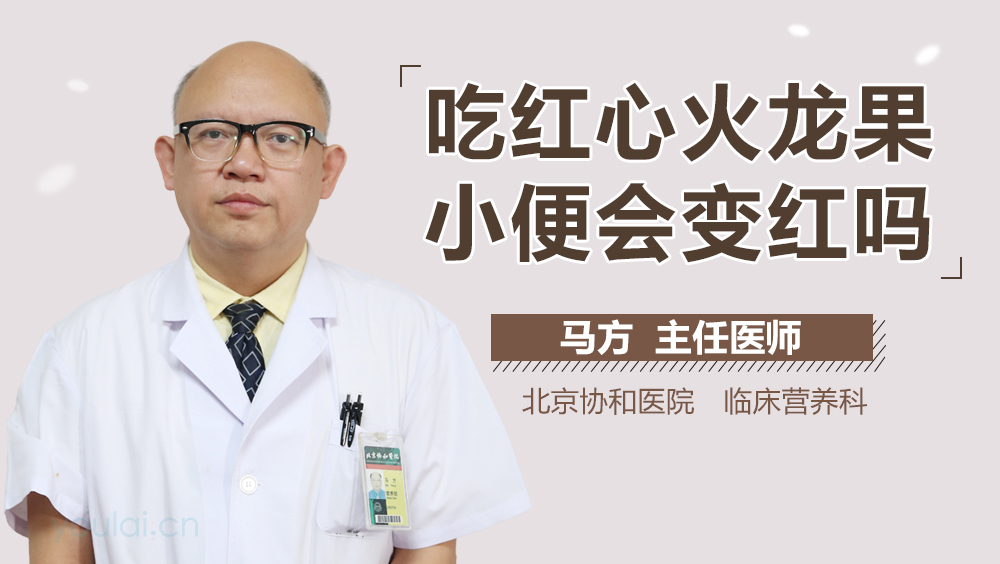 吃红心火龙果小便会变红吗