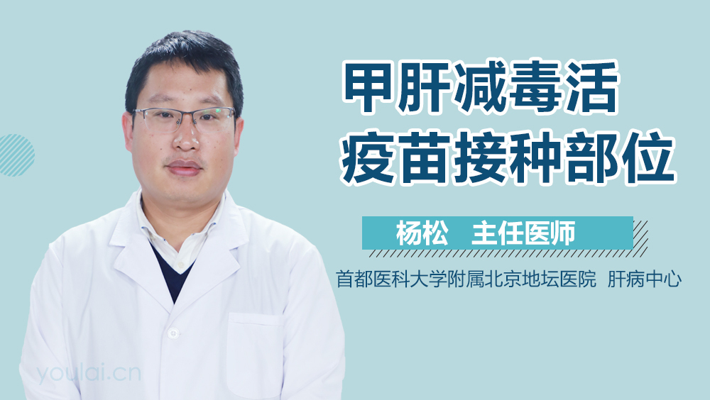 甲肝减毒活疫苗接种部位