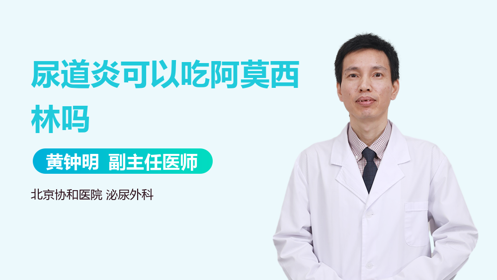 尿道炎可以吃阿莫西林吗