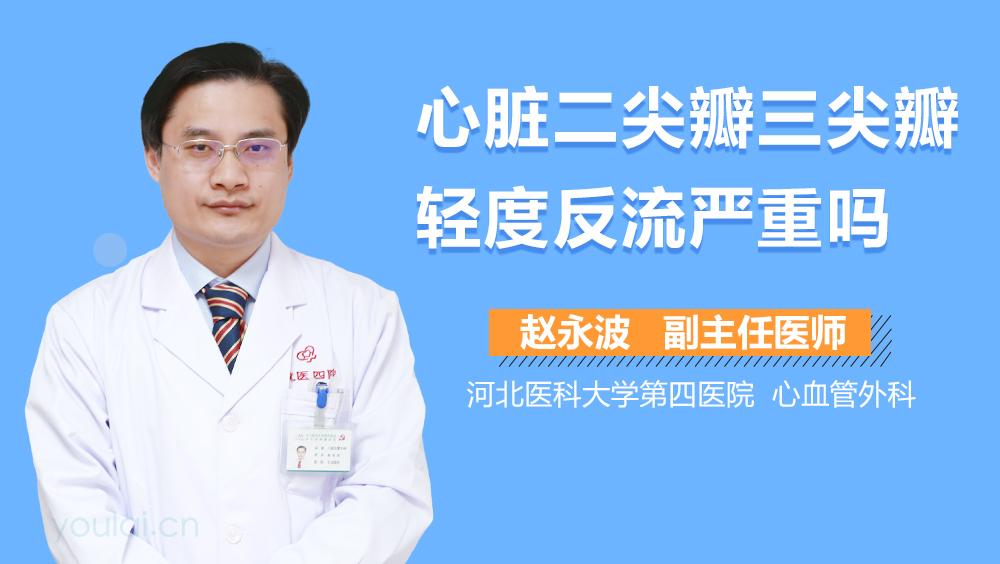 心脏二尖瓣三尖瓣轻度反流严重吗