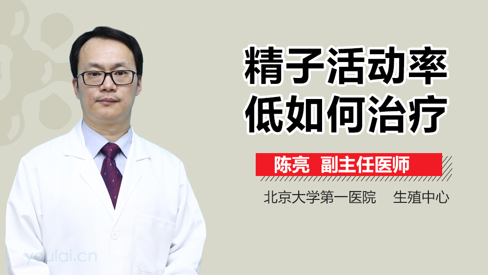 精子活动率低如何治疗