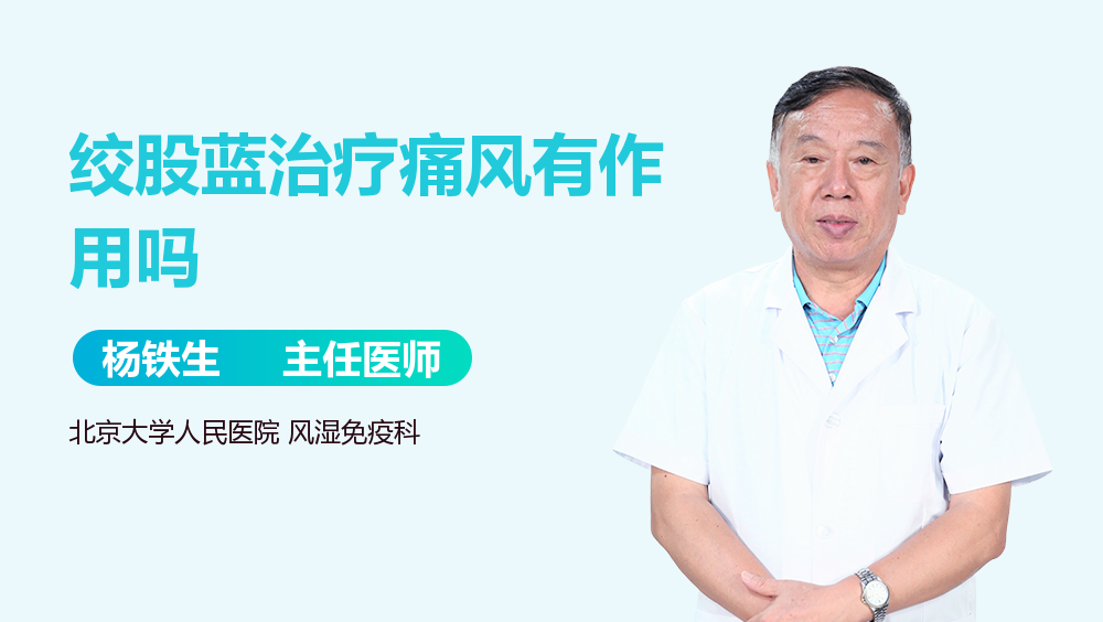 绞股蓝治疗痛风有作用吗