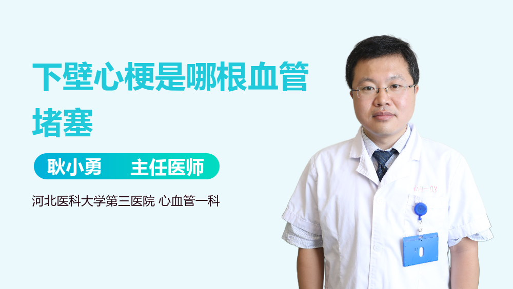 下壁心梗是哪根血管堵塞