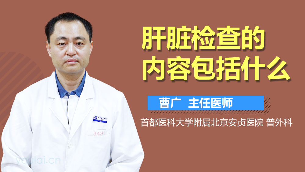 肝脏检查的内容包括什么