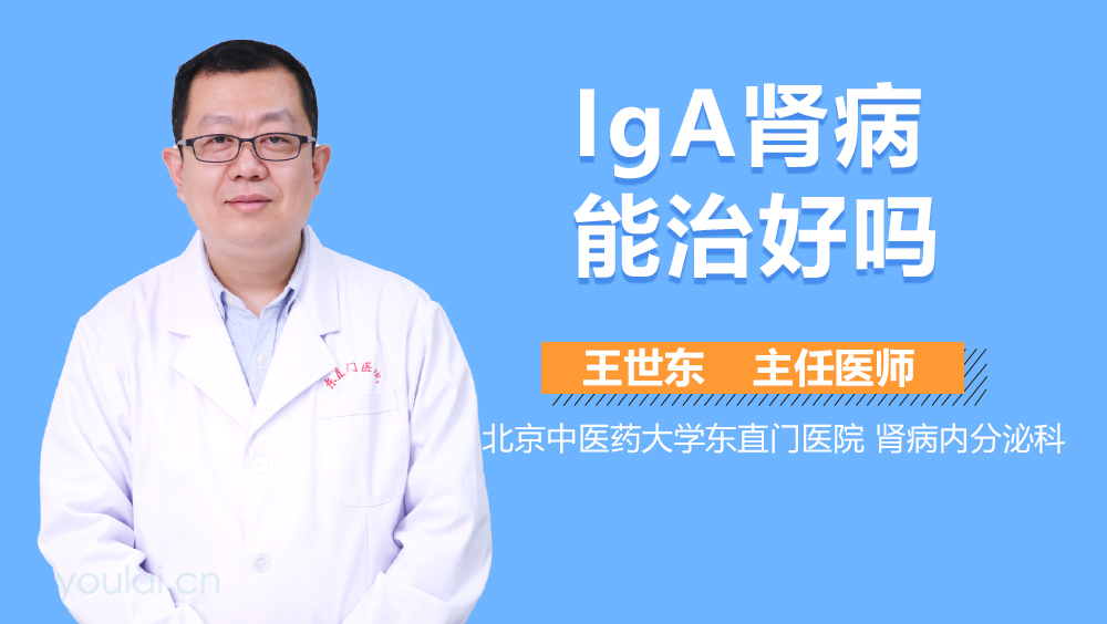 IgA肾病能治好吗