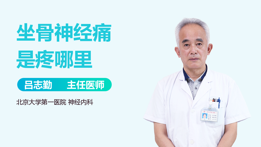 坐骨神经痛是疼哪里