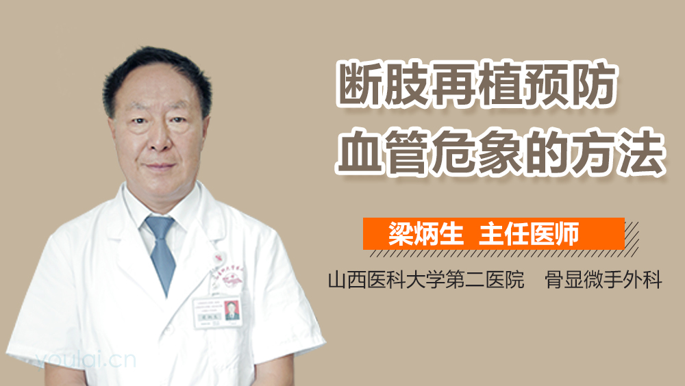 断肢再植预防血管危象的方法