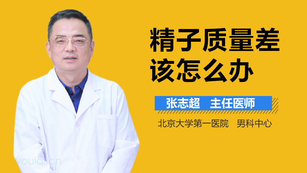精子质量差该怎么办