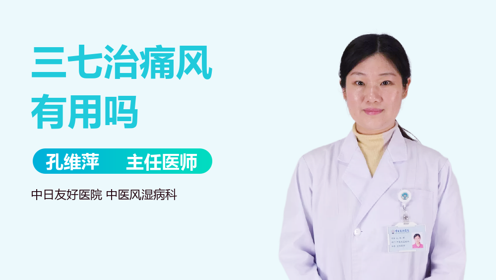 三七治痛风有用吗