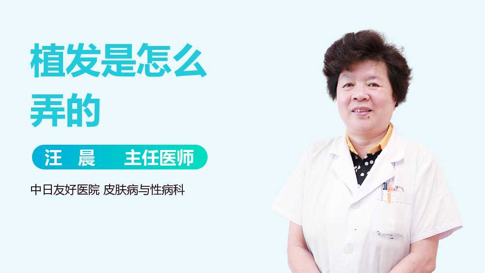 植发是怎么弄的