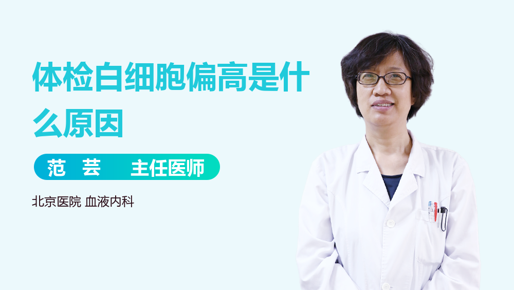 体检白细胞偏高是什么原因