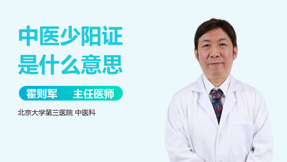中医少阳证是什么意思