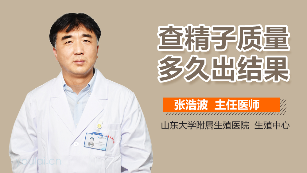 查精子质量多久出结果