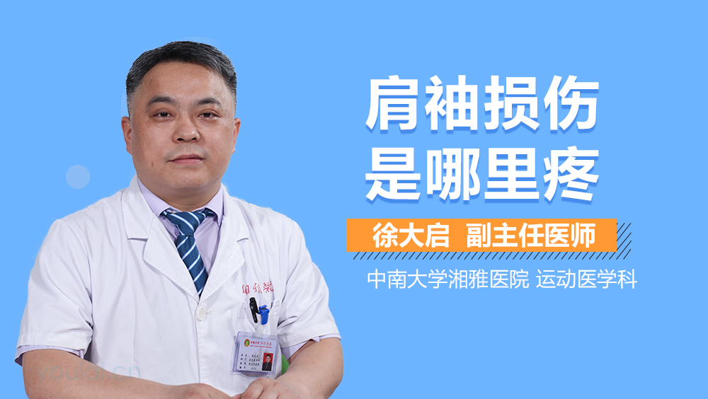 肩袖损伤是哪里疼