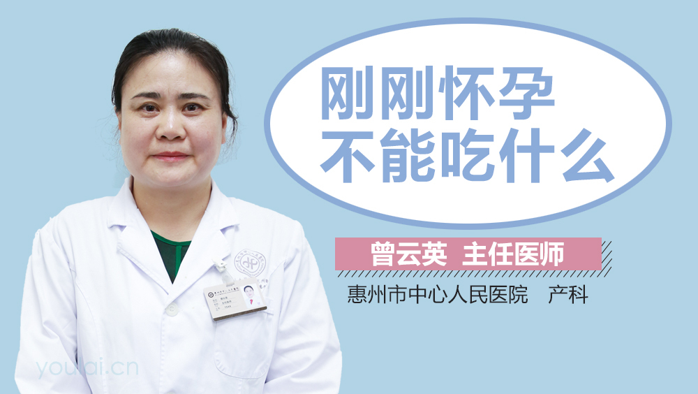 刚刚怀孕不能吃什么