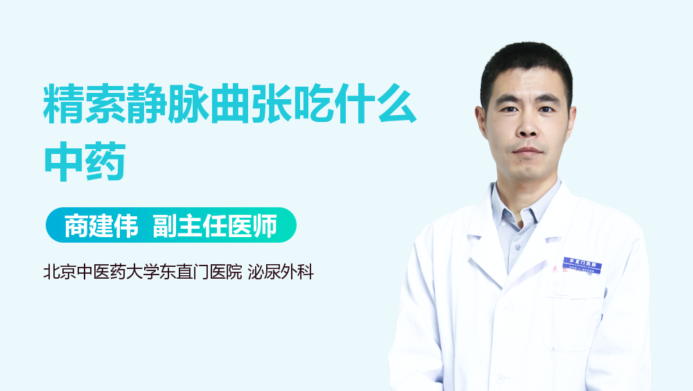 精索静脉曲张吃什么中药