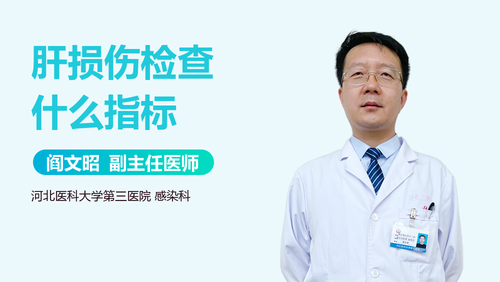 肝损伤检查什么指标