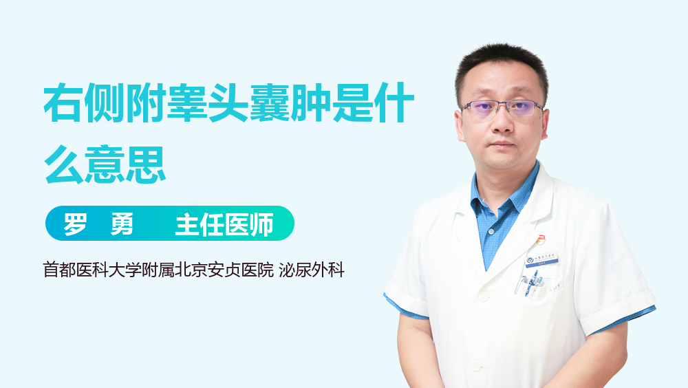 右侧附睾头囊肿是什么意思