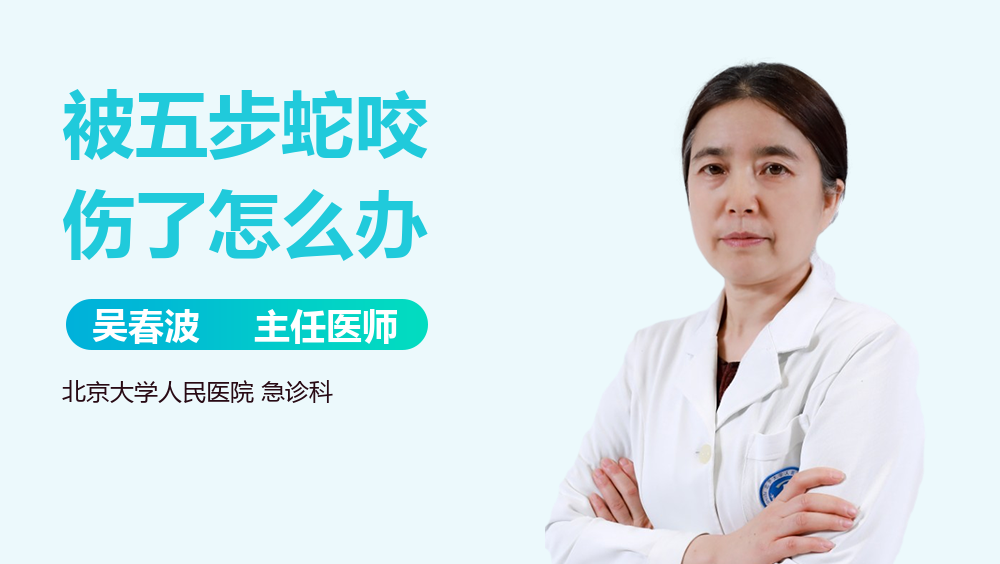 被五步蛇咬伤了怎么办