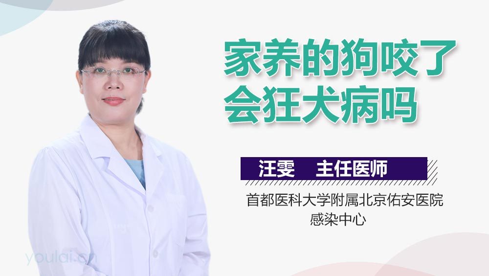 家养的狗咬了会狂犬病吗