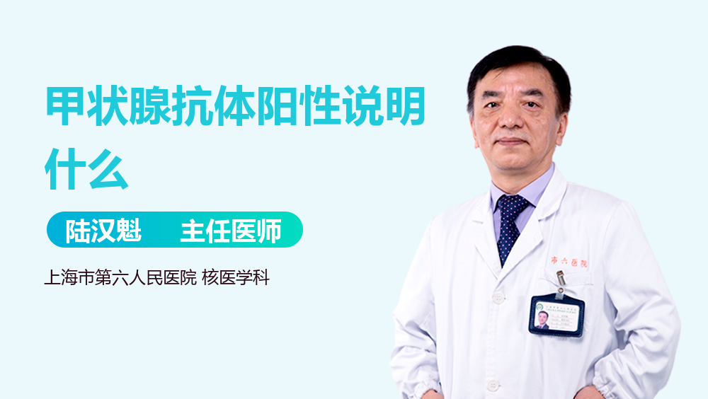 甲状腺抗体阳性说明什么