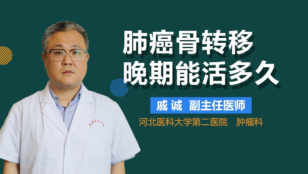 肺癌骨转移晚期能活多久