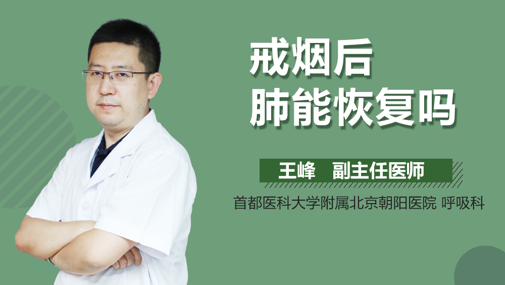 戒烟后肺能恢复吗