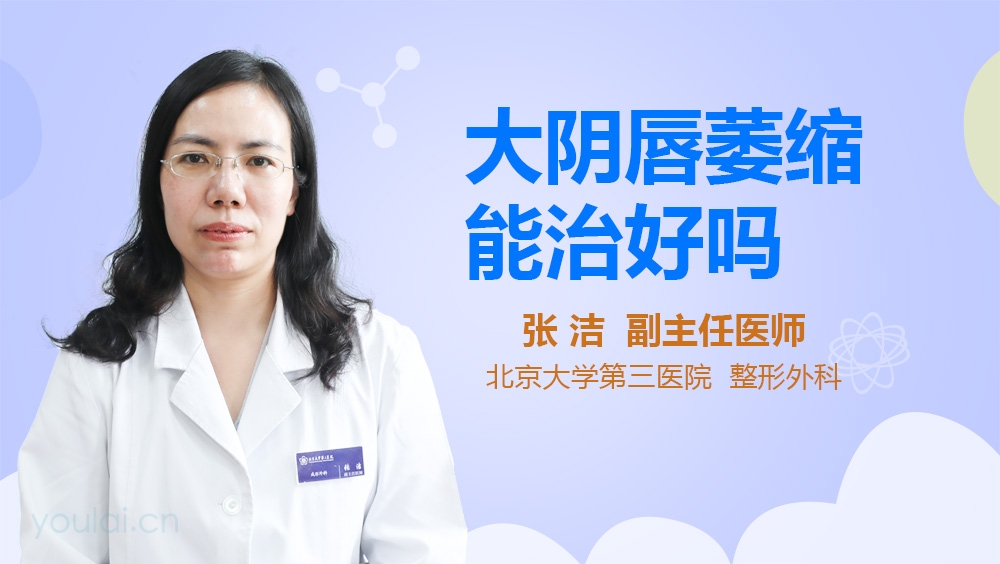 大阴唇萎缩能治好吗