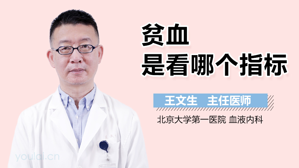贫血是看哪个指标
