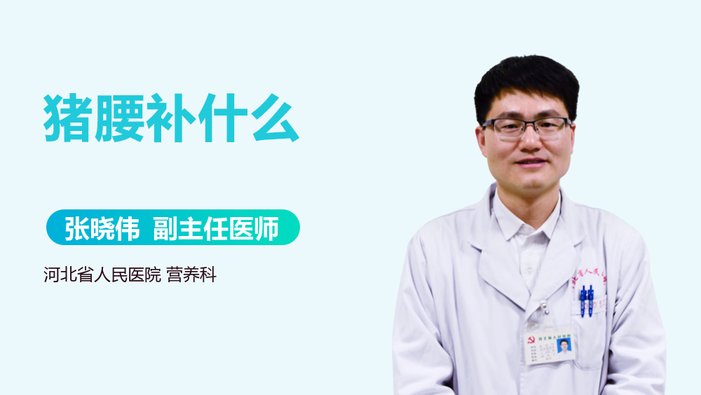 猪腰补什么