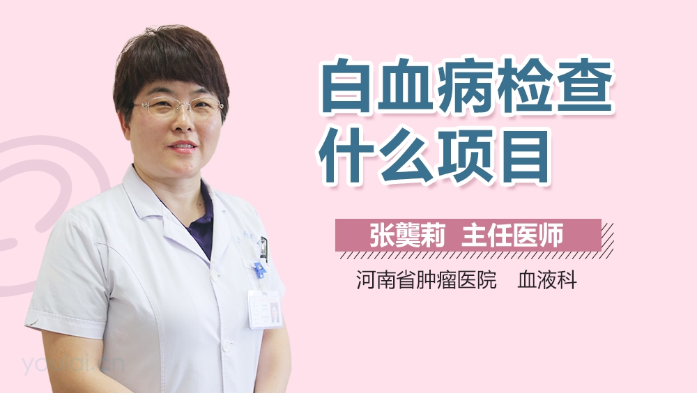 白血病检查什么项目
