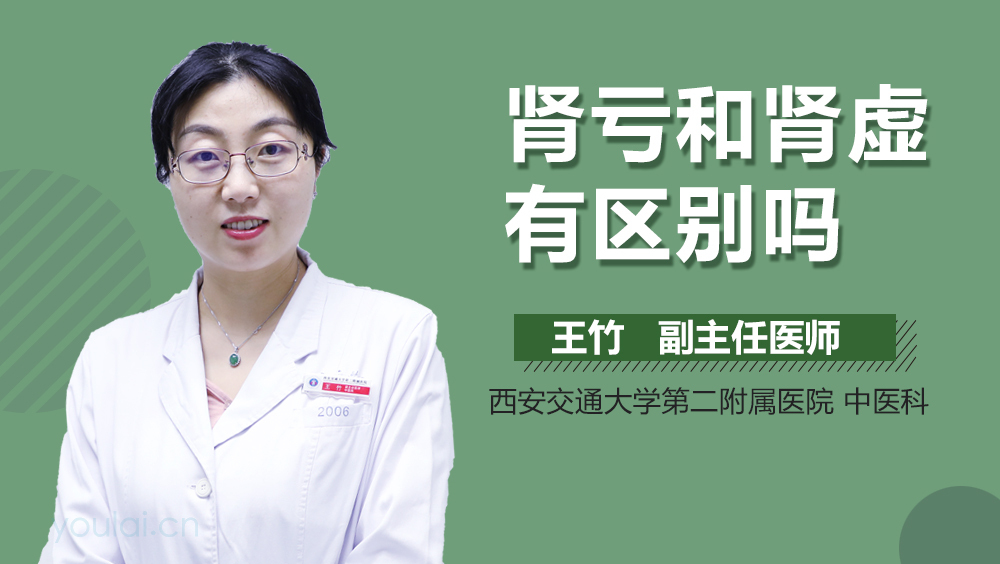 肾亏和肾虚有区别吗